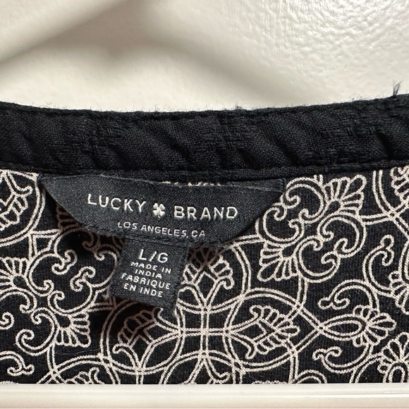 Lucky brand blouse size L - Picture 5 of 5